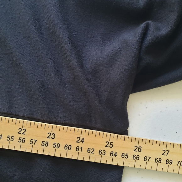 Athleta Cardigan Sweater Wrap Women Large Black Athleisure Yoga Ballet Comfy - Picture 6 of 7